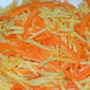 Салат из репы с морковью